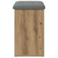 Πάγκος παπουτσιών vidaXL Artisan Oak 62x32x50 cm Κατασκευασμένο ξύλο