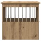 vidaXL Έπιπλα κλουβιού σκύλου Artisan Oak Κατασκευασμένο ξύλο