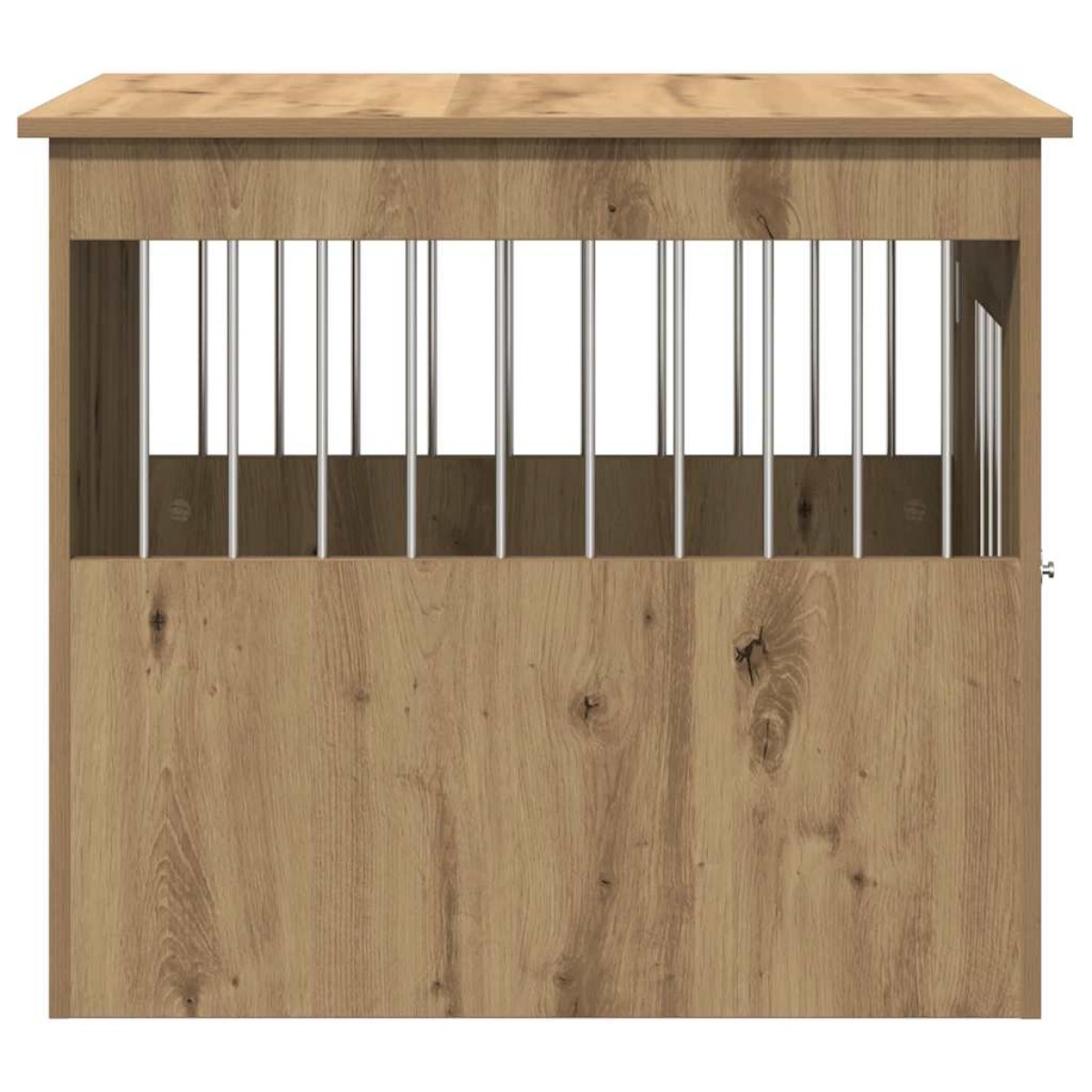 vidaXL Έπιπλα κλουβιού σκύλου Artisan Oak 55x75x65 cm
