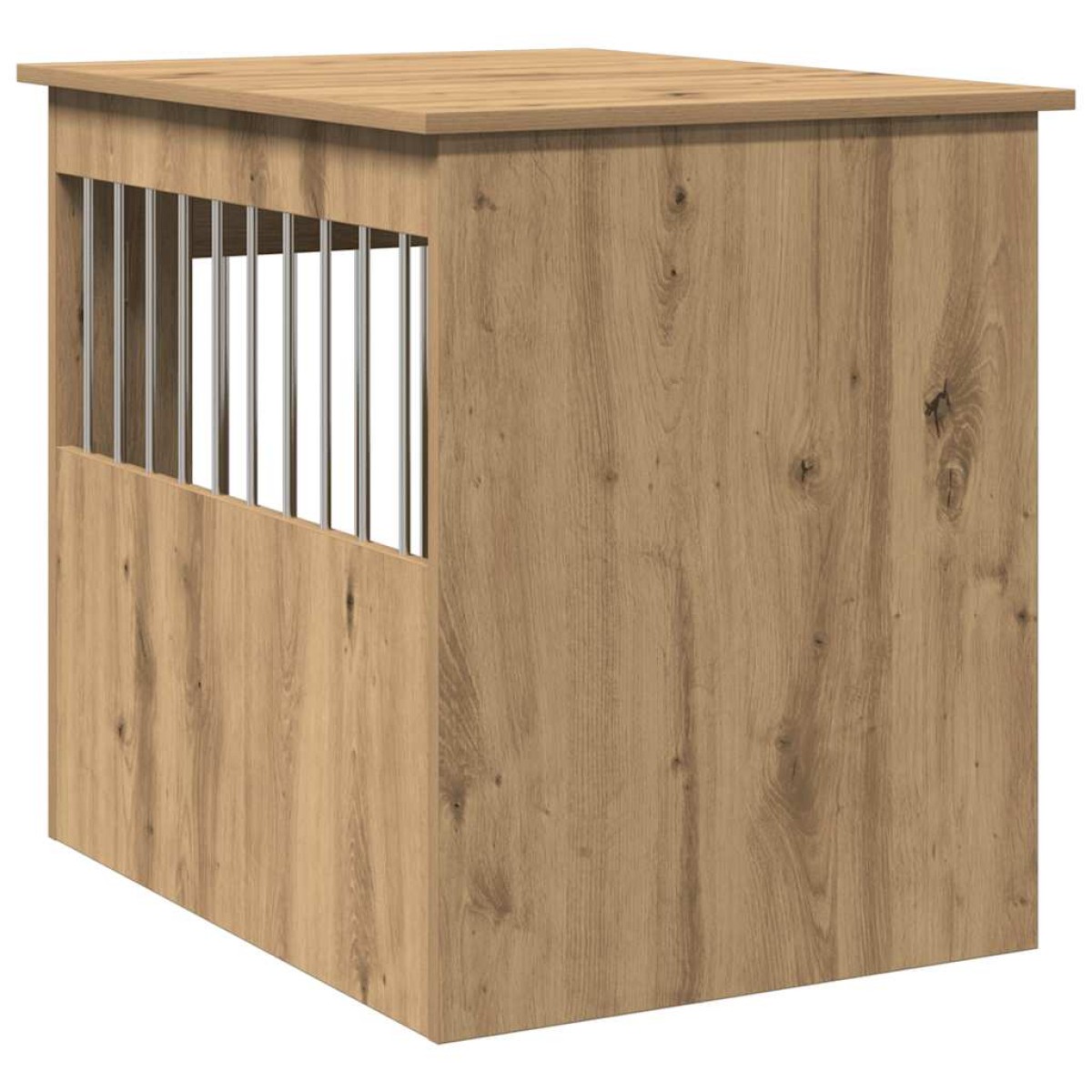 vidaXL Έπιπλα κλουβιού σκύλου Artisan Oak 55x75x65 cm
