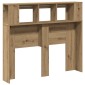 vidaXL LED κεφαλάρι Artisan Oak 120x18,5x103,5 cm Κατασκευασμένο ξύλο