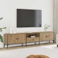 vidaXL Έπιπλο Τηλεόρασης με Συρτάρι Δρυς 200x25x44 εκ Επεξ. Ξύλο