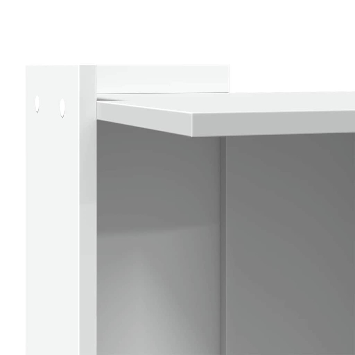 vidaXL Τουαλέτα Γάτας Περίφραξη Λευκό 42x42x51 εκ. Επεξεργασμ. Ξύλο