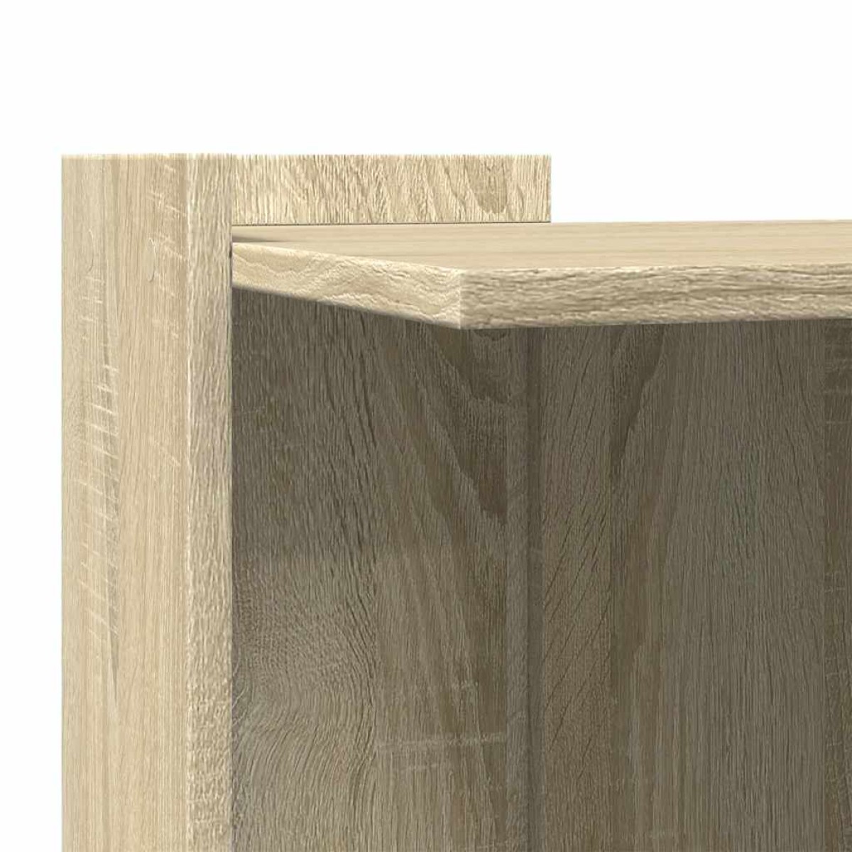 vidaXL Τουαλέτα Γάτας Περίφραξη Sonoma Δρυς 42x42x51εκ Επεξεργασμ Ξύλο