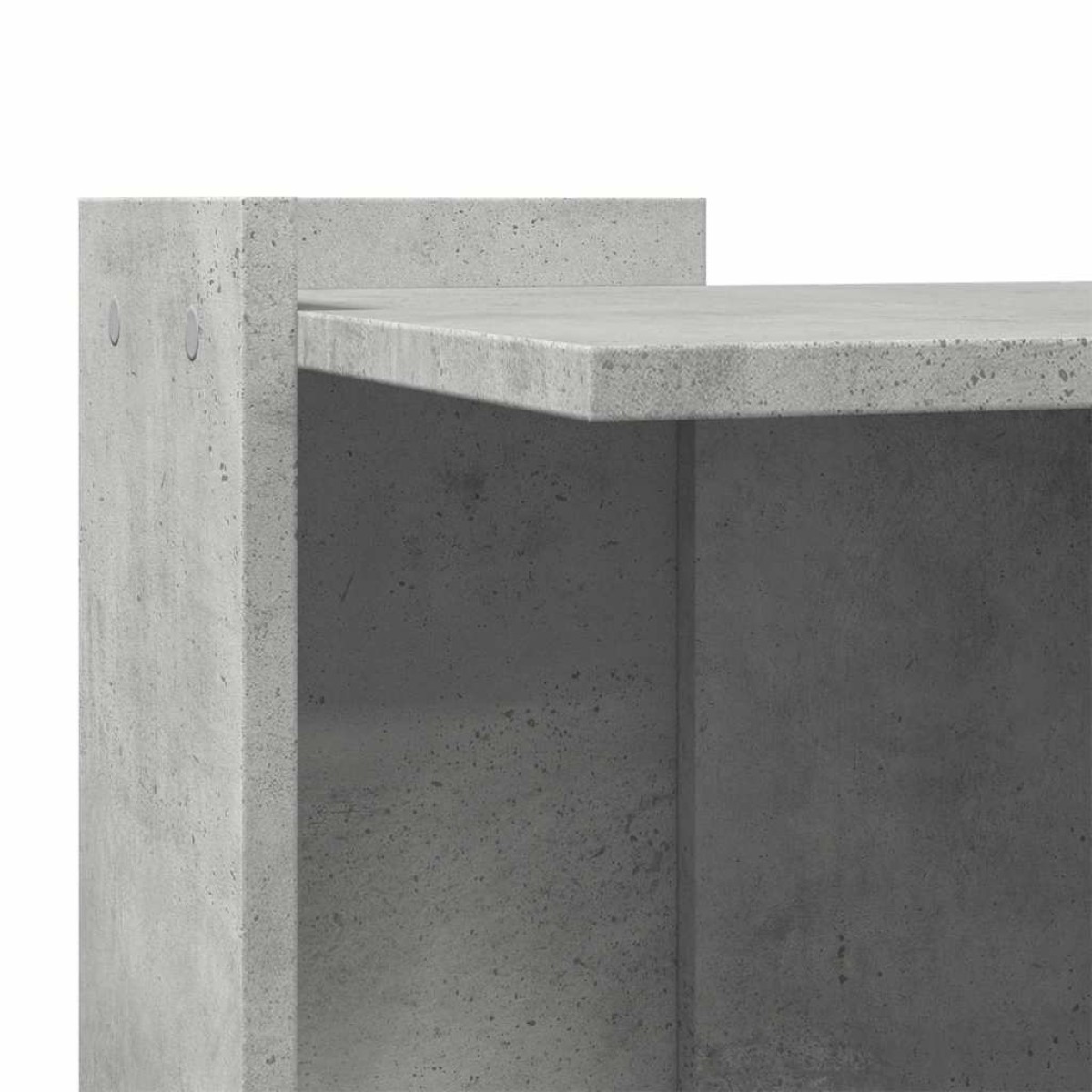 vidaXL Τουαλέτα Γάτας Περίφραξη Γκρι Σκυρ. 42x42x51εκ Επεξεργασμ. Ξύλο