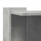 vidaXL Τουαλέτα Γάτας Περίφραξη Γκρι Σκυρ. 42x42x51εκ Επεξεργασμ. Ξύλο