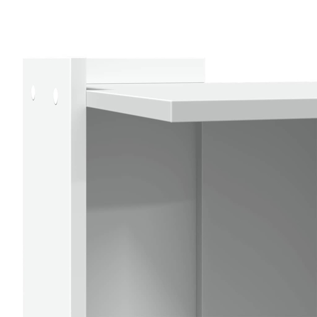 vidaXL Τουαλέτα Γάτας Περίφραξη Λευκό 53x53x51 εκ. Επεξεργασμ. Ξύλο