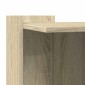 vidaXL Τουαλέτα Γάτας Περίφραξη Sonoma Δρυς 53x53x51εκ Επεξεργασμ Ξύλο