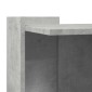 vidaXL Τουαλέτα Γάτας Περίφραξη Γκρι Σκυρ. 53x53x51εκ Επεξεργασμ. Ξύλο