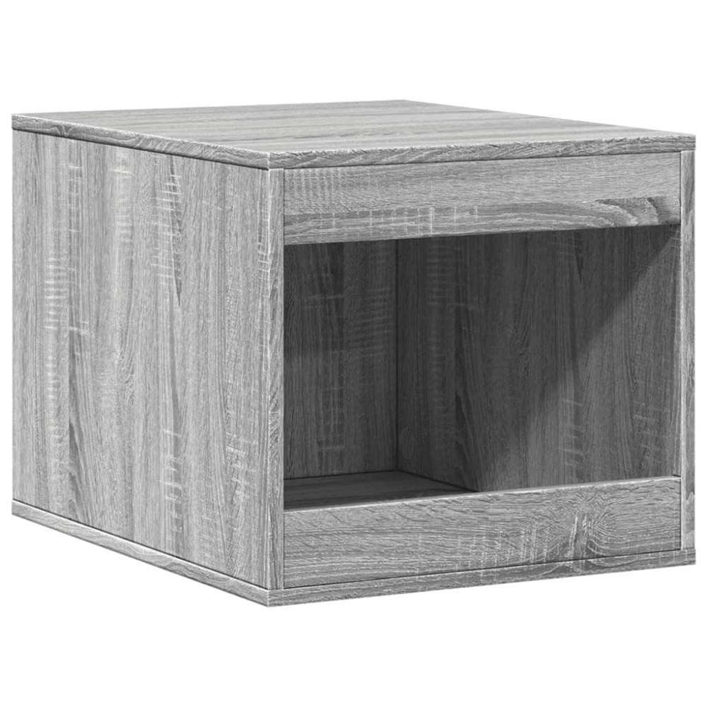 vidaXL Τουαλέτα Γάτας Περίφραξη Γκρι Sonoma 47x59x42εκ Επεξεργασμ Ξύλο