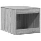 vidaXL Τουαλέτα Γάτας Περίφραξη Γκρι Sonoma 47x59x42εκ Επεξεργασμ Ξύλο