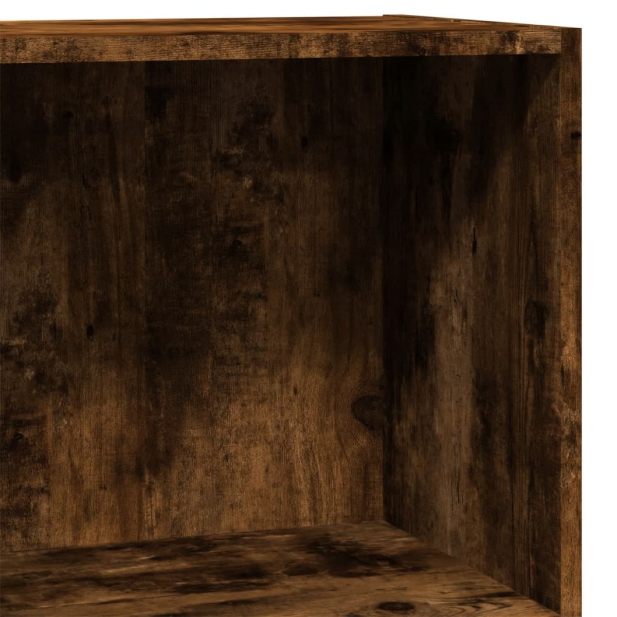 vidaXL Βιβλιοθήκη Καπνιστή Δρυς 40x24x76 εκ. από Επεξεργασμένο Ξύλο