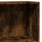 vidaXL Βιβλιοθήκη Καπνιστή Δρυς 40x24x76 εκ. από Επεξεργασμένο Ξύλο