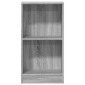 vidaXL Βιβλιοθήκη Γκρι Sonoma 40x24x76 cm Ξύλινη κατασκευή