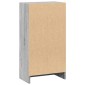 vidaXL Βιβλιοθήκη Γκρι Sonoma 40x24x76 cm Ξύλινη κατασκευή