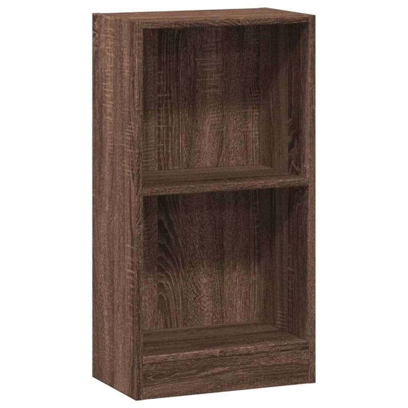 vidaXL Βιβλιοθήκη Καφέ Δρυς 40x24x76 εκ. από Επεξεργασμένο Ξύλο