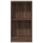 vidaXL Βιβλιοθήκη Καφέ Δρυς 40x24x76 εκ. από Επεξεργασμένο Ξύλο