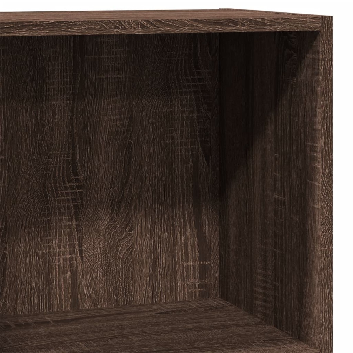 vidaXL Βιβλιοθήκη Καφέ Δρυς 40x24x76 εκ. από Επεξεργασμένο Ξύλο