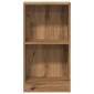 vidaXL Βιβλιοθήκη Αρτισιανή Δρυς 40x24x76 εκ. από Επεξεργασμένο Ξύλο