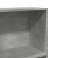 vidaXL Βιβλιοθήκη Γκρι Σκυροδέματος 40x24x109 εκ. Επεξεργ. Ξύλο
