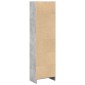 vidaXL Βιβλιοθήκη Γκρι Σκυροδέματος 40x24x143 εκ. Επεξεργ. Ξύλο