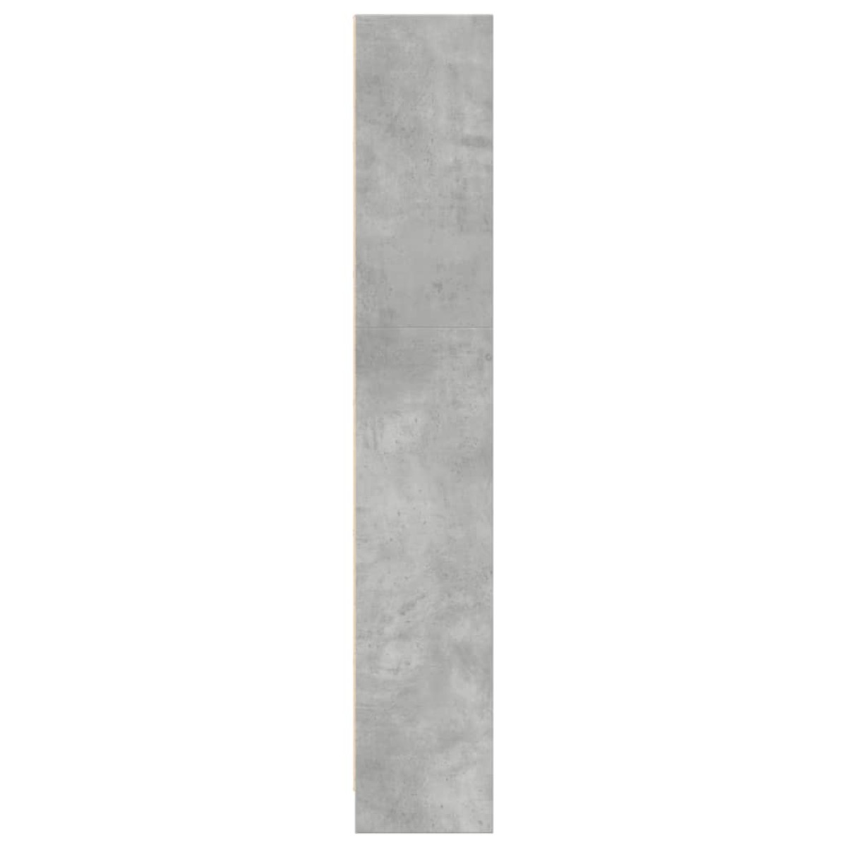 vidaXL Βιβλιοθήκη Γκρι Σκυροδέματος 40x24x143 εκ. Επεξεργ. Ξύλο
