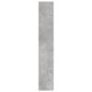 vidaXL Βιβλιοθήκη Γκρι Σκυροδέματος 40x24x143 εκ. Επεξεργ. Ξύλο
