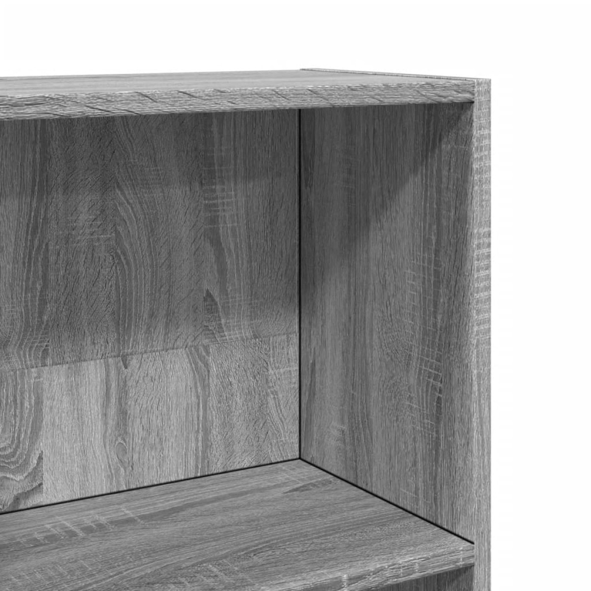 vidaXL Βιβλιοθήκη Γκρι Sonoma 40x24x143 εκ. από Επεξεργ. Ξύλο