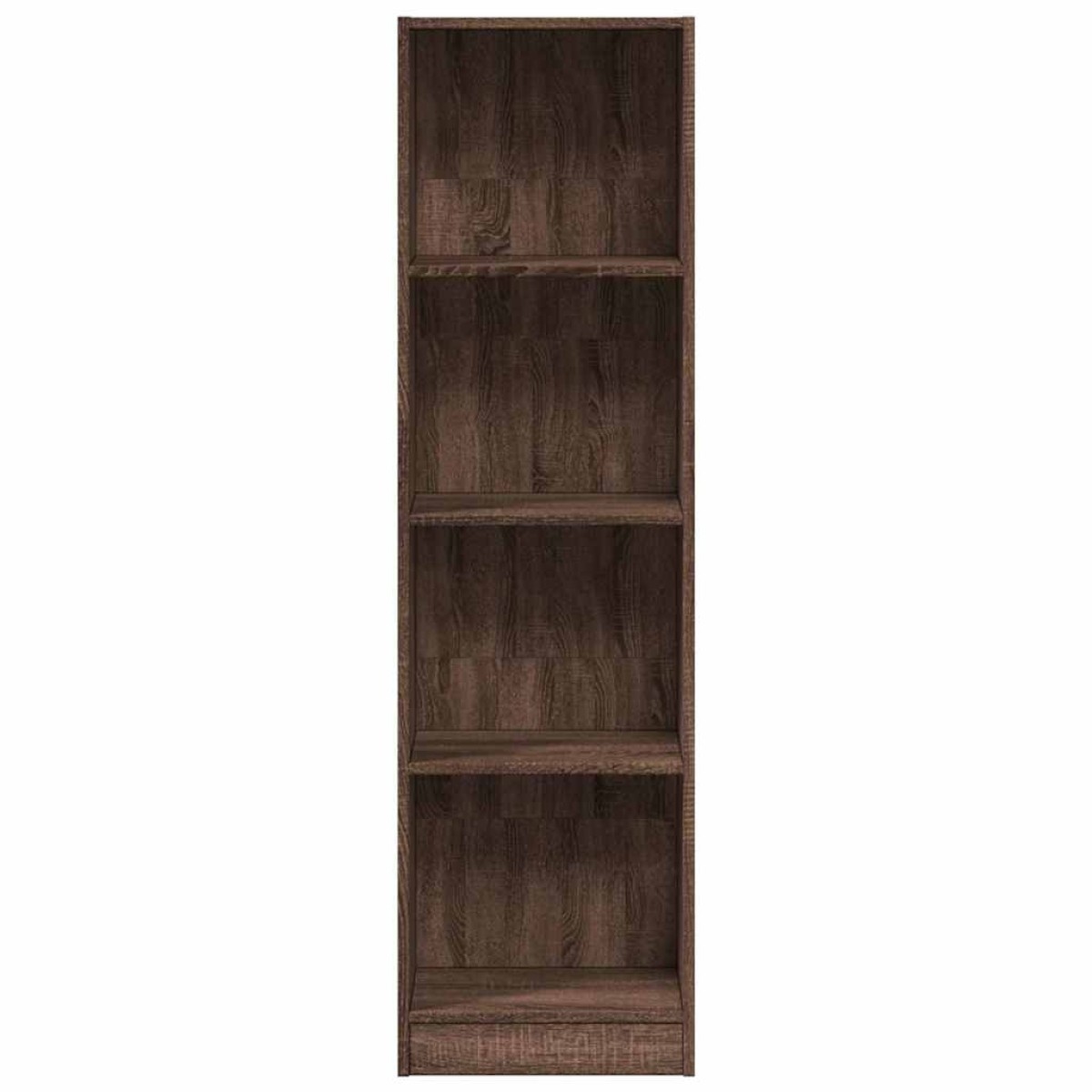 vidaXL Βιβλιοθήκη Καφέ Δρυς 40x24x143 εκ. από Επεξεργασμένο Ξύλο