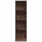 vidaXL Βιβλιοθήκη Καφέ Δρυς 40x24x143 εκ. από Επεξεργασμένο Ξύλο