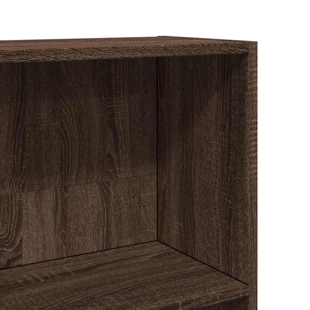 vidaXL Βιβλιοθήκη Καφέ Δρυς 40x24x143 εκ. από Επεξεργασμένο Ξύλο