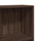 vidaXL Βιβλιοθήκη Καφέ Δρυς 40x24x143 εκ. από Επεξεργασμένο Ξύλο