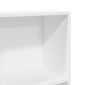 vidaXL Βιβλιοθήκη Λευκή 40x24x176 εκ. από Επεξεργασμένο Ξύλο