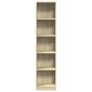 vidaXL Βιβλιοθήκη Sonoma Δρυς 40x24x176 εκ. από Επεξεργασμένο Ξύλο