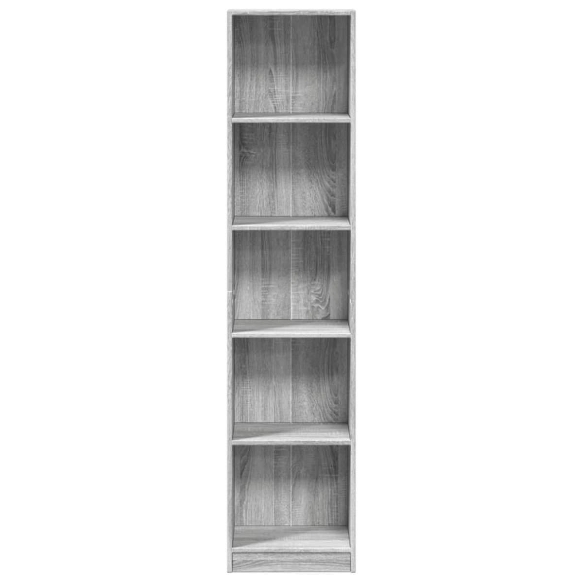 vidaXL Βιβλιοθήκη Γκρι Sonoma 40x24x176 εκ. από Επεξεργασμένο Ξύλο