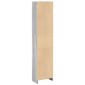 vidaXL Βιβλιοθήκη Γκρι Sonoma 40x24x176 εκ. από Επεξεργασμένο Ξύλο