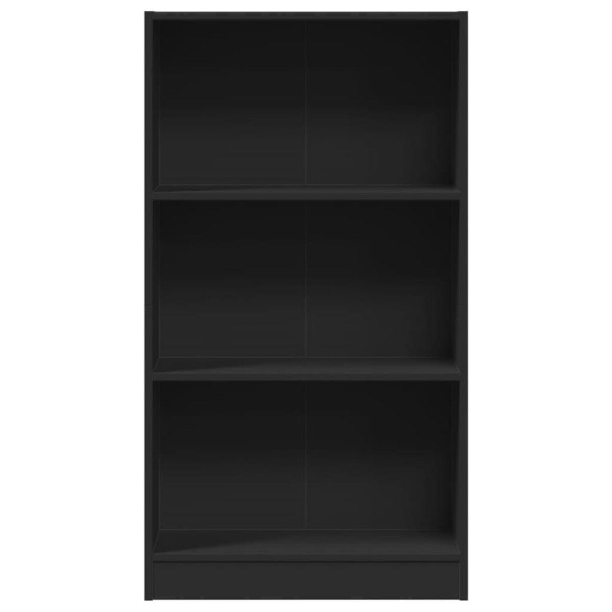 vidaXL Βιβλιοθήκη Μαύρη 60x24x109 εκ. από Επεξεργασμένο Ξύλο