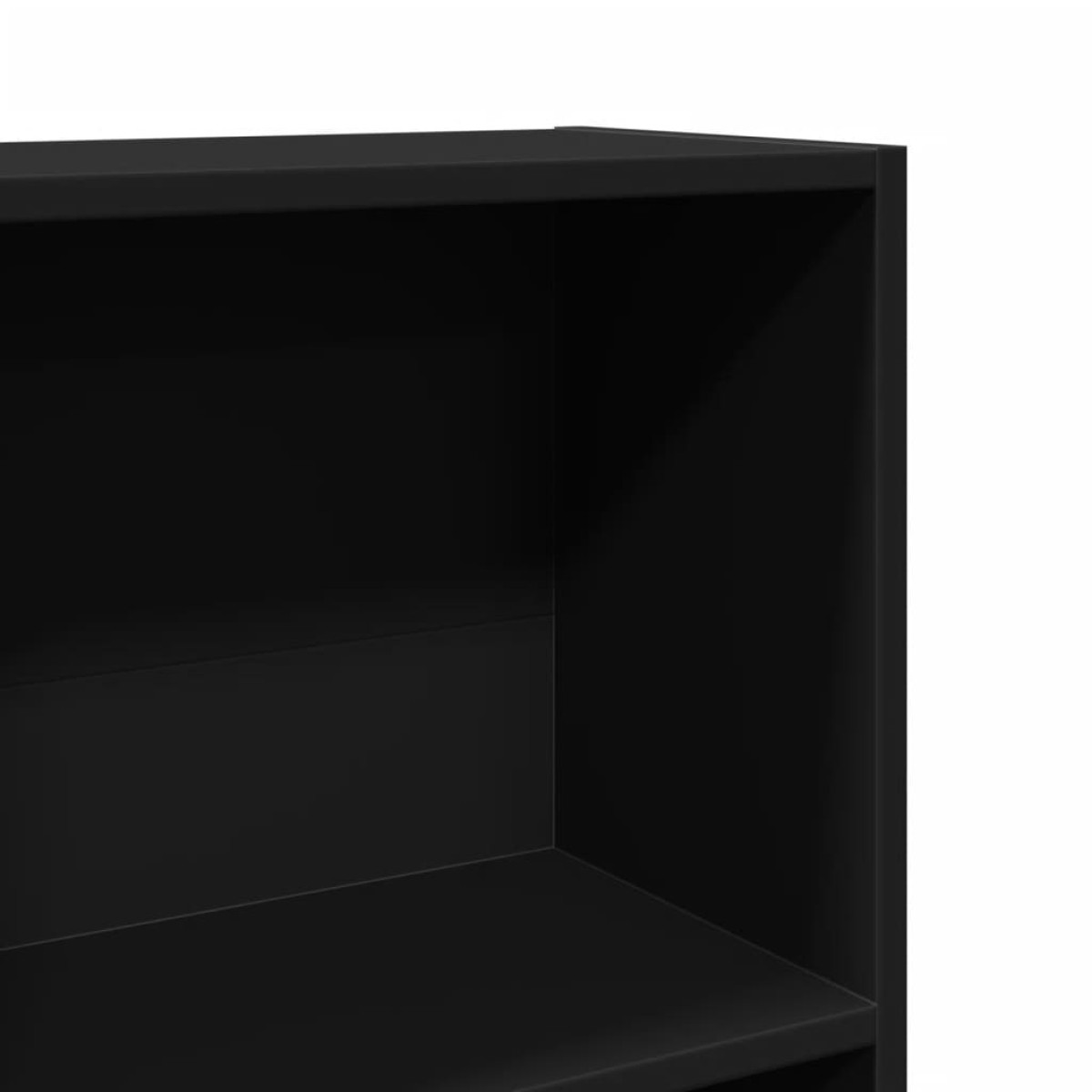 vidaXL Βιβλιοθήκη Μαύρη 60x24x109 εκ. από Επεξεργασμένο Ξύλο