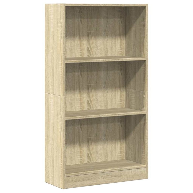 vidaXL Βιβλιοθήκη Sonoma Δρυς 60x24x109 εκ. από Επεξεργασμένο Ξύλο