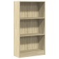 vidaXL Βιβλιοθήκη Sonoma Δρυς 60x24x109 εκ. από Επεξεργασμένο Ξύλο