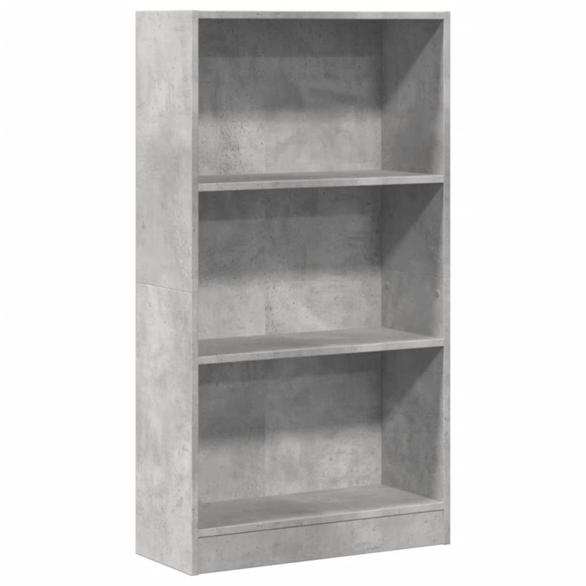 vidaXL Βιβλιοθήκη Γκρι Σκυροδέματος 60x24x109 εκ. Επεξεργ. Ξύλο