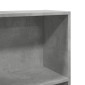 vidaXL Βιβλιοθήκη Γκρι Σκυροδέματος 60x24x109 εκ. Επεξεργ. Ξύλο
