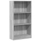 vidaXL Βιβλιοθήκη Γκρι Sonoma 60x24x109 εκ. από Επεξεργ. Ξύλο