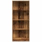 vidaXL Βιβλιοθήκη Όψη Παλαιού Ξύλου 60x24x143 εκ. Επεξεργασμένο Ξύλο