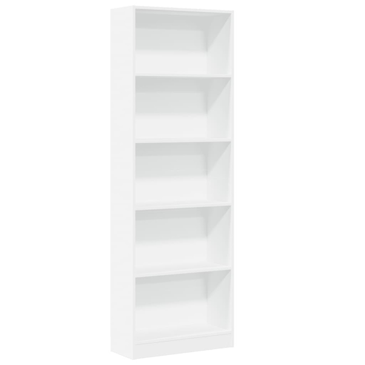 vidaXL Βιβλιοθήκη Λευκή 60x24x176 εκ. από Τεχνητό Ξύλο