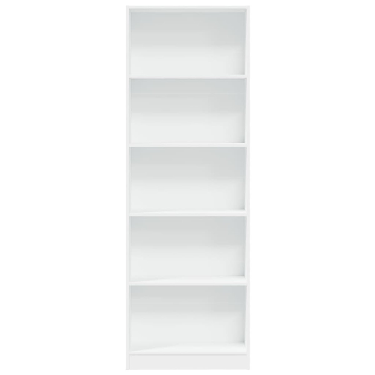 vidaXL Βιβλιοθήκη Λευκή 60x24x176 εκ. από Τεχνητό Ξύλο