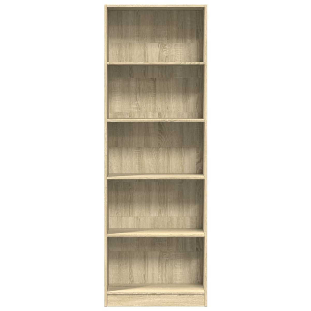 vidaXL Βιβλιοθήκη Sonoma Δρυς 60x24x176 εκ. από Επεξεργασμένο Ξύλο