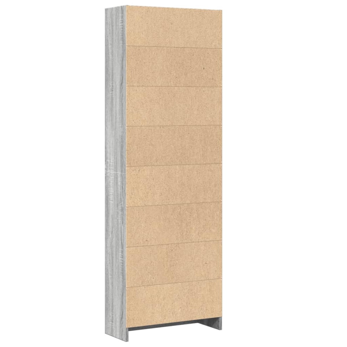 vidaXL Βιβλιοθήκη Γκρι Sonoma 60x24x176 εκ. από Επεξεργασμένο Ξύλο