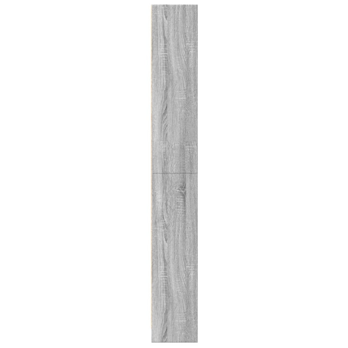 vidaXL Βιβλιοθήκη Γκρι Sonoma 60x24x176 εκ. από Επεξεργασμένο Ξύλο
