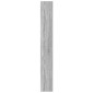 vidaXL Βιβλιοθήκη Γκρι Sonoma 60x24x176 εκ. από Επεξεργασμένο Ξύλο